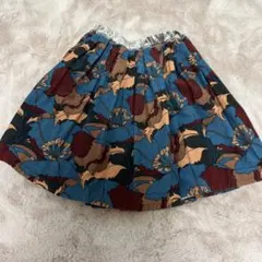 花柄フレアスカート 110cm