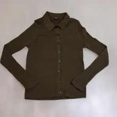 襟付きニット 長袖