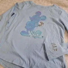 GAPキッズ130センチ　スパンコール長袖Tシャツ