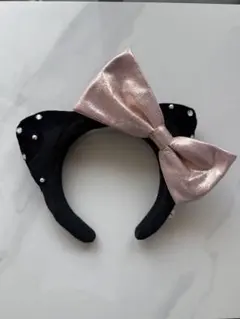 キティ　カチューシャ ピンクリボン　ユニバーサルスタジオ