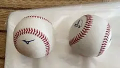 ミズノ製★NPB 日本プロ野球 公式球 試合球 実使用 2個セット