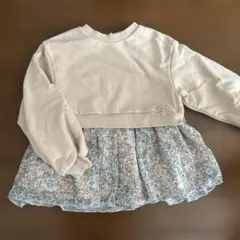 トレーナー　ベージュ　120