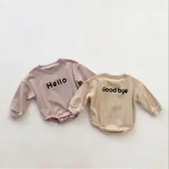 ロンパース　裏起毛　くすみカラー　新生児　キッズ　子ども　韓国子供服　インポート
