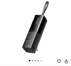 【早い者勝ち✨️】ANKER モバイルバッテリー ブラック 充電ケーブル付