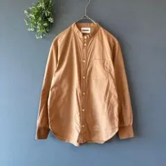 ジェネレーター［140］美品◎上品カジュアル◎ワンポイント◎バンドカラーシャツ