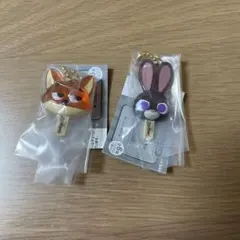 ズートピア　アイスキャンディチャーム ジュディ、ニック　2個セット