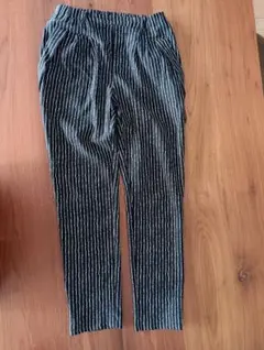 ストライプデザイン ストレートレッグパンツ