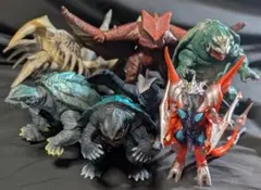 ゴジラ モスラ ギャオス ガメラ フィギュア HG 食玩 指人形 まとめ売り ゴジラ モスラ ギャオス ガメラ フィギュア HG 食玩 指人形 まとめ売り