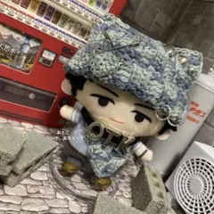 デニム調帽子ポシェットセット【匿名配送】にじぱぺっと　にじぱぺ　10cmぬい