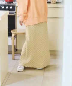 フラワー ストレッチレース マーメイドスカート