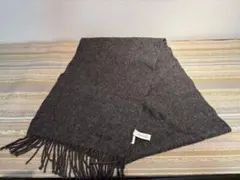 Paul Smith グレー マフラー フリンジ付き