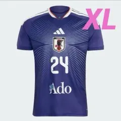 2026adidasAdo サッカー日本代表 ユニフォーム 24番☆ショッパー無 