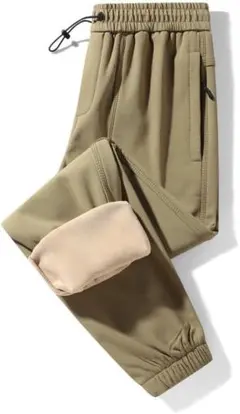 【新品】あったか裏ボアパンツ　メンズLサイズ　コーヒー色　防風　保温　撥水