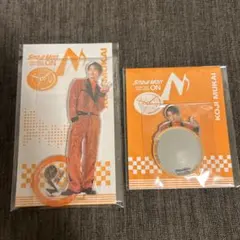 向井康二 グッズまとめ アクスタ ミラーステッカー ラバーバンド 缶バッジ メモ Snow Man 向井康二 ON アクスタ ステッカー ミラー - メルカリ
