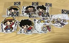 ONE PIECE ステッカーセット 7枚 モンキーDルフィ ニカ