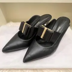 Ferragamo フェラガモ ポインテッドトゥ リボン ミュールのサムネイル