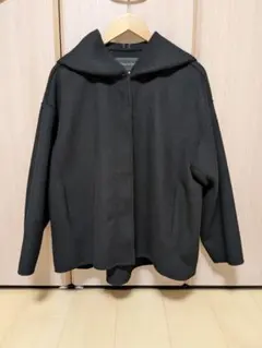 mizuiro Ind ウール フード付きショートコート