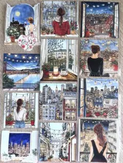 『London Gifties』海外マステ 切り売り 都会のシティライトのサムネイル