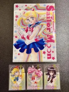 セーラームーン✕明治 クリアカード・クリアファイルまとめ売り