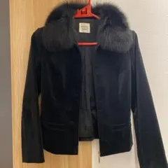 privatelabel ファー付き　ジャケット　M コットン　送料無料