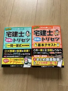 宅建士 合格のトリセツ 2025年版　3点セット 2025年版 宅建士 合格のトリセツ 基本テキスト