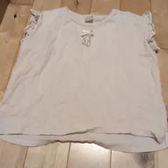フリル袖 バレエシューズ刺繍 Tシャツのサムネイル