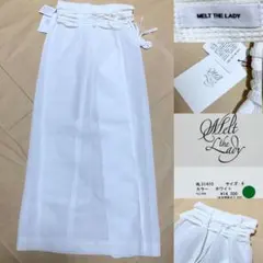 新品 MELT THE LADY メルトザレディ ロングスカート 白 ホワイトのサムネイル