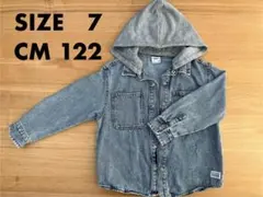ZARA フード付きデニムジャケット サイズ7