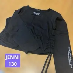 新品 JENNI 黒 長袖カットソー 130