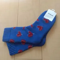 アニエスベーハート柄 ソックス 22.5-24.5cm