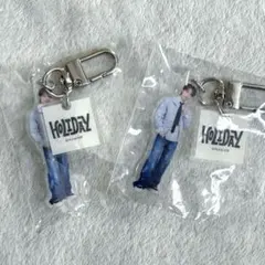 HOLIDAY アクリルキーホルダー 2個セット カプセルトイ ディノ