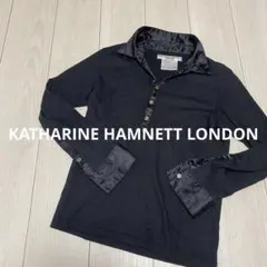キャサリンハムネットロンドン　ポロシャツ　長袖　カットソー