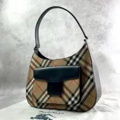美品✨ BURBERRY ノバチェック ホーボーバッグ ワンショルダーバッグのサムネイル