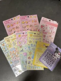 シールまとめ売り　ポケモン　サンリオ