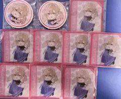 プロセカ ローソン 小豆沢こはね 缶バッジ クリアカード