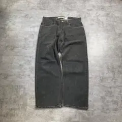 【W33 L30】 メキシコ製 usa levi's 先染ブラック 569