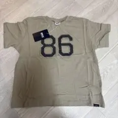 BREEZE 86 Tシャツ 120 子供　半袖　ブリーズ　ベージュ　新品