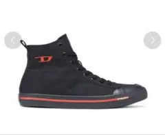 DIESEL ブラック ハイカットスニーカー 27.5cm