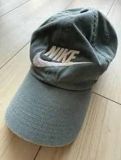 Nike 刺繍ロゴ キャップ M/L 水色