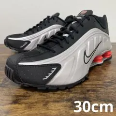 ナイキ　ショックス R4　30cm　メタリックシルバー/ブラック　箱無し