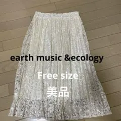 レースプリーツスカート