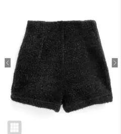 GRL グレイル　ラメシャギーショートパンツ［sm221］Lサイズ
