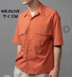 MR.OLIVE 半袖シャツ オレンジ Mサイズ