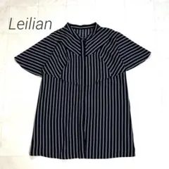 Leilian★美品★ストライプ切替ブラウスのサムネイル