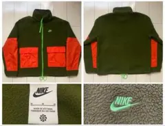 美品 nike ナイキ boa fleece ボア フリース 切替 ジャケット