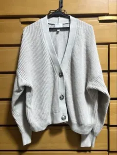 H＆M リブ編みニットカーディガン XL