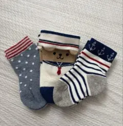 3足セット ベビーくつした