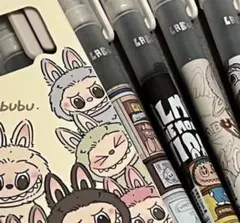 Labubu キャラクター ペンセット 4本