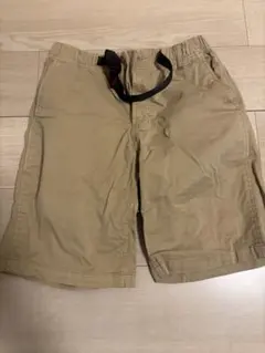グラミチ　ベージュ ショートパンツ 調整可能ベルト付き