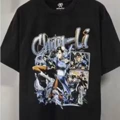 火曜市★新品未使用 Tシャツ 春麗 ブラック メンズ Sサイズ